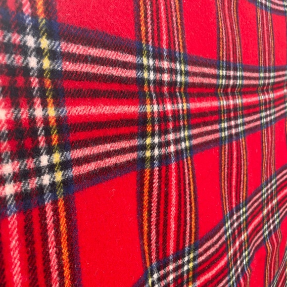 Faribo Pure Wool Faribault Woolen Mill Co. Tartan Throw with Fringes - Picture 7 of 7